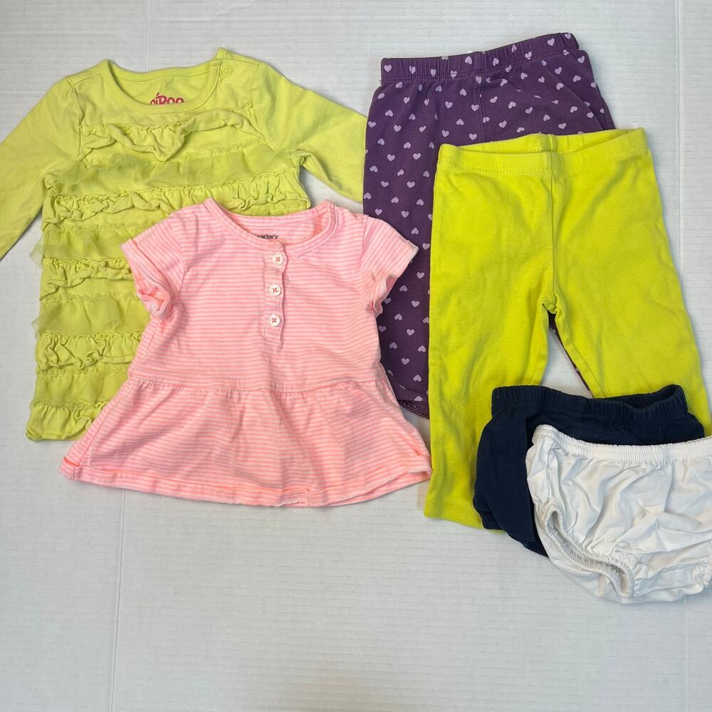 6-piece BUNDLE Baby Girl 9 month